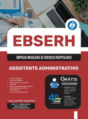 Apostila EBSERH 2024 - Assistente Administrativo - Imagem 3