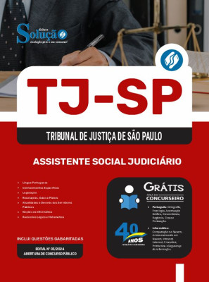 Apostila TJ-SP 2024 - Assistente Social Judiciário - Imagem 3