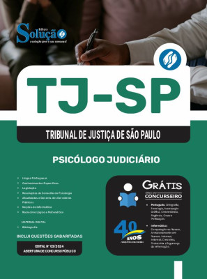 Apostila TJ-SP 2024 - Psicólogo Judiciário - Imagem 3