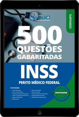 Caderno de Questões INSS - Perito Médico Federal em PDF - 500 Questões - Imagem 1