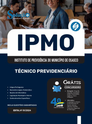 Apostila IPMO 2024 - Técnico Previdenciário - Imagem 3