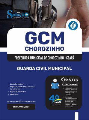 Apostila prefeitura De Chorozinho - CE 2024 - Guarda Civil Municipal - Imagem 3