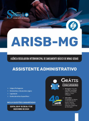 Apostila ARISB MG 2024 - Assistente Administrativo - Imagem 3