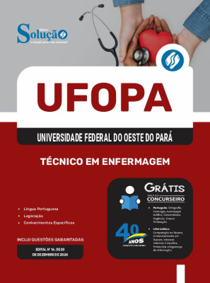 Apostila UFOPA 2025 - Técnico em Enfermagem - Imagem 3