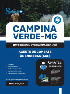 Apostila Prefeitura de Campina Verde MG 2024 - Agente de Combate às Endemias (ACE) - Imagem 3