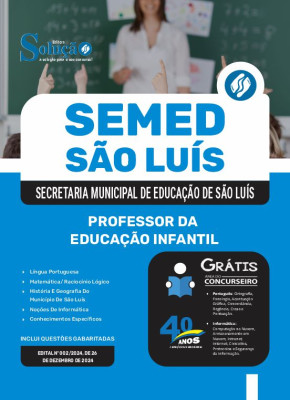 Apostila SEMED 2025 - Professor da Educação Infantil - Imagem 3