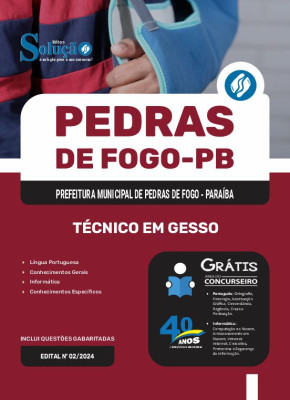 Apostila Prefeitura de Pedras de Fogo - PB 2025 - Técnico em gesso - Imagem 3