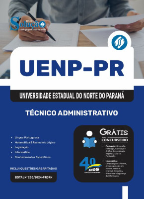 Apostila UENP PR - Técnico Administrativo - Imagem 3