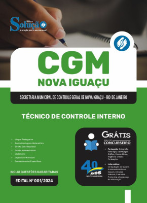 Apostila CGM Nova Iguaçu - RJ - Técnico de Controle Interno - Imagem 3