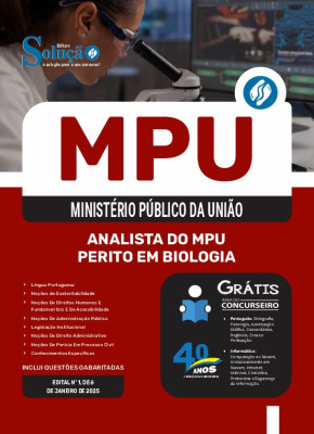 Apostila MPU - Analista do MPU - Perito em Biologia - Imagem 3