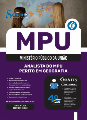 Apostila MPU - Analista do MPU - Perito em Geografia - Imagem 3