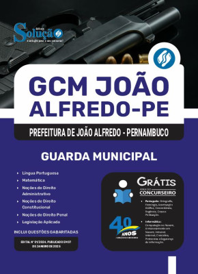 Apostila Prefeitura de João Alfredo - PE (GCM João Alfredo) 2025 - Guarda Municipal - Imagem 3