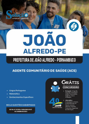 Apostila Prefeitura de João Alfredo - PE 2025 - Agente Comunitário de Saúde (ACS) - Imagem 3