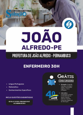 Apostila Prefeitura de João Alfredo - PE 2025 - Enfermeiro 30h - Imagem 3