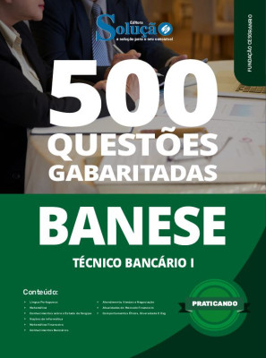 Caderno de Questões BANESE - Técnico Bancário I - 500 Questões Gabaritadas - Imagem 2