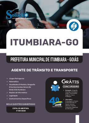 Apostila Prefeitura de Itumbiara - GO 2025 - Agente de Trânsito e Transporte - Imagem 3