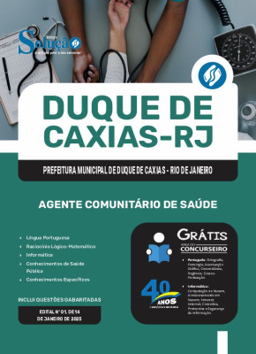 Apostila Prefeitura de Duque de Caxias - RJ 2025 - Agente Comunitário de Saúde - Imagem 3