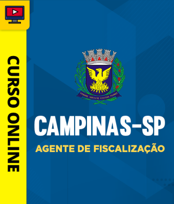 Curso Prefeitura de Campinas-SP - Agente de Fiscalização - Imagem 1