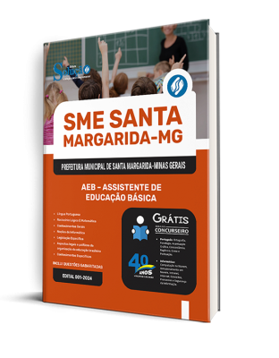 Apostila SME Santa Margarida - MG 2025 - AEB - Assistente de Educação Básica - Imagem 2