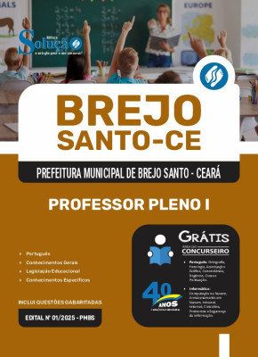 Apostila Prefeitura de Brejo Santo - CE 2025 - Professor Pleno I - Imagem 3