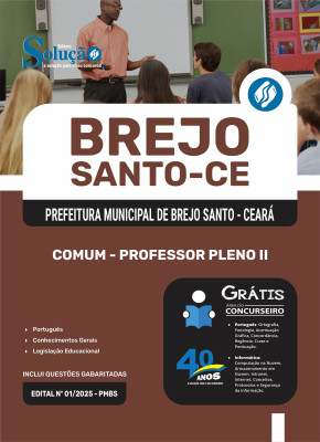 Apostila Prefeitura de Brejo Santo - CE 2025 - Comum - Professor Pleno II - Imagem 3