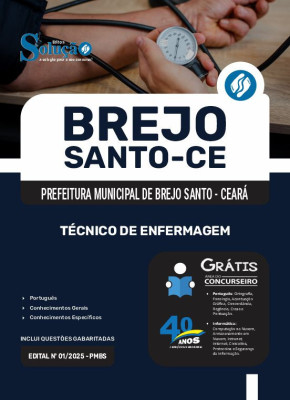 Apostila Prefeitura de Brejo Santo - CE em PDF 2025 - Técnico de Enfermagem - Imagem 1