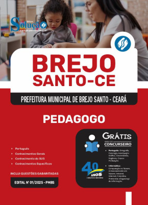 Apostila Prefeitura de Brejo Santo - CE 2025 - Pedagogo - Imagem 3