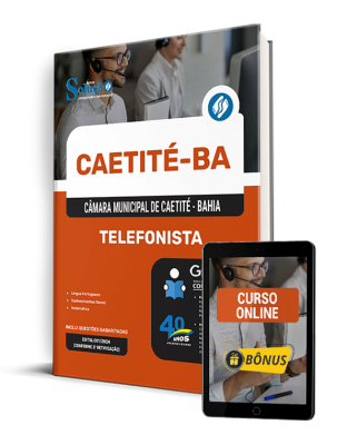 Apostila Câmara de Caetité - BA 2025 - Telefonista - Imagem 1