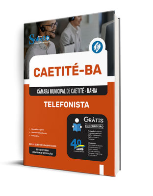 Apostila Câmara de Caetité - BA 2025 - Telefonista - Imagem 2