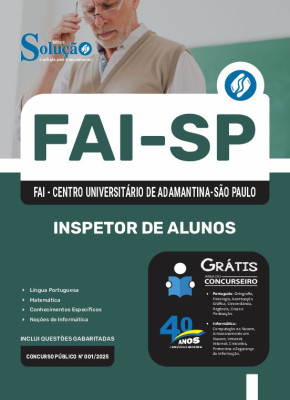 Apostila FAI-SP 2025 - Inspetor de Alunos - Imagem 3