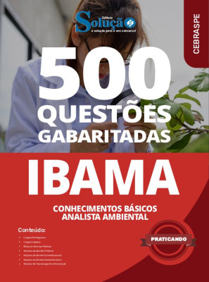 Caderno de Questões IBAMA - Analista Ambiental (Conhecimentos Básicos) em PDF - 500 Questões Gabaritadas - Imagem 1