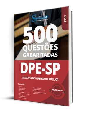 Caderno de Questões DPE-SP - Analista de Defensoria Pública - 500 Questões Gabaritadas - Imagem 1