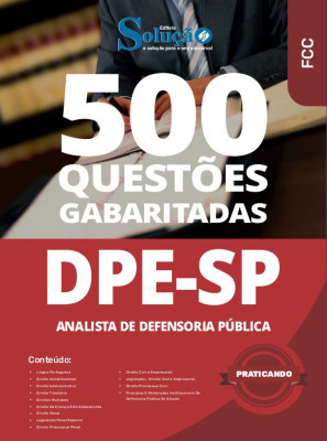 Caderno de Questões DPE-SP - Analista de Defensoria Pública - 500 Questões Gabaritadas - Imagem 2