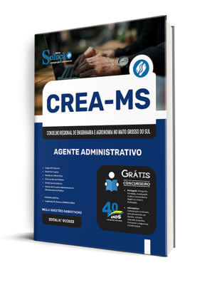 Apostila CREA-MS 2025 - Agente Administrativo - Imagem 2