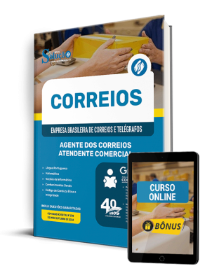 Apostila CORREIOS 2025 - Agente de Correios - Atendente Comercial - Imagem 1