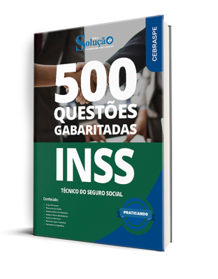 Caderno de Questões INSS - Técnico do Seguro Social - 500 Questões Gabaritadas - Imagem 1