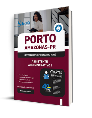 Apostila Prefeitura de Porto Amazonas - PR 2025 - Assistente Administrativo I - Imagem 2