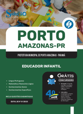 Apostila Prefeitura de Porto Amazonas - PR 2025 - Educador Infantil - Imagem 3