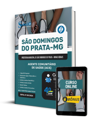 Capa Apostila Prefeitura de São Domingos do Prata - MG 2025 - Agente Comunitário de Saúde (ACS)