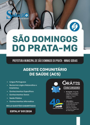 Apostila Prefeitura de São Domingos do Prata - MG 2025 - Agente Comunitário de Saúde (ACS) - Imagem 3