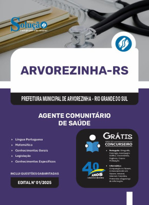 Apostila Prefeitura de Arvorezinha - RS 2025 - Agente Comunitário de Saúde - Imagem 3