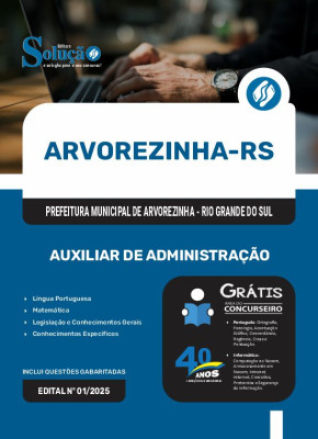 Apostila Prefeitura de Arvorezinha - RS 2025 - Auxiliar de Administração - Imagem 3