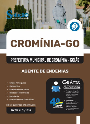 Apostila Prefeitura de Cromínia - GO 2025 - Agente de Endemias - Imagem 3