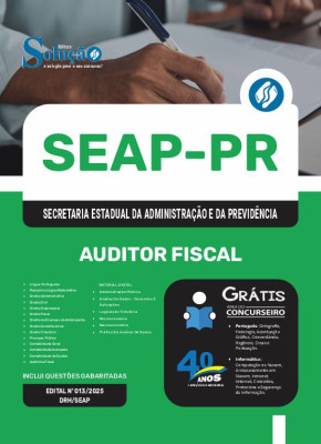 Apostila SEAP-PR 2025 - Auditor Fiscal - Imagem 3