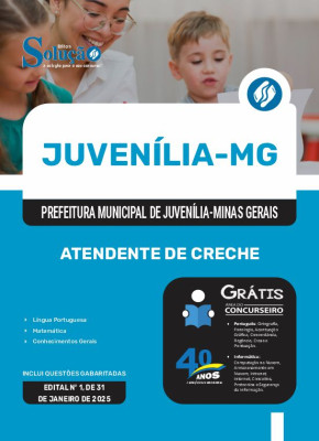 Apostila Prefeitura de Juvenília - MG 2025 - Atendente de Creche - Imagem 3