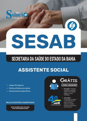 Apostila SESAB Temporários 2025 - Assistente Social - Imagem 3