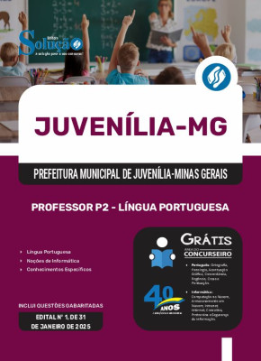 Apostila Prefeitura de Juvenília - MG 2025 - Professor P2 - Língua Portuguesa - Imagem 3