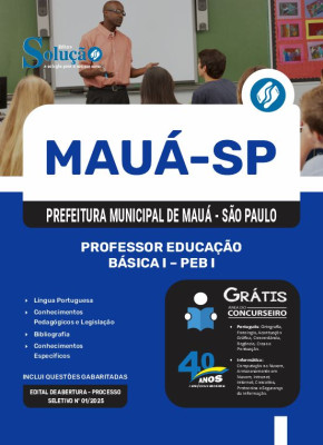 Apostila Prefeitura de Mauá - SP 2025 - Professor Educação Básica I - PEB I - Imagem 3