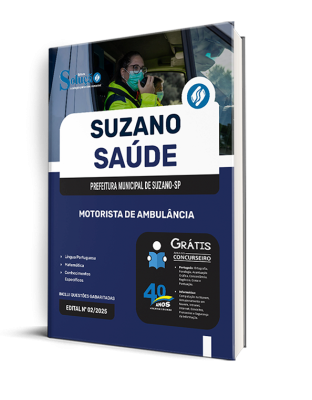 Apostila Suzano Saúde 2025 - Motorista de Ambulância - Imagem 2