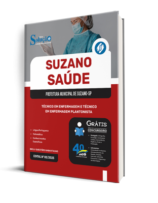 Apostila Suzano Saúde 2025 - Técnico em Enfermagem e Técnico em Enfermagem Plantonista - Imagem 2